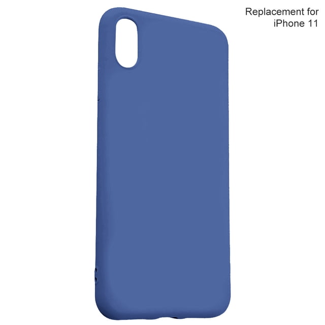 VONKY TPU Mobile Phone Case Shockproof Elastic Protection Cover, Replacement for iPhone 11, Blue