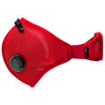 thumbnail image 2 of RZ Mask M2 Mesh Air Filtration Face Mask with Carbon Filters Large, Red, 2 of 2