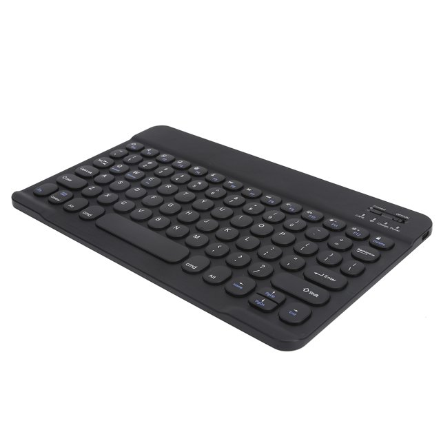 Teclado Inalámbrico De Tapa Redonda Para Tabletas, Teléfonos Inteligentes, Computadoras - 10 Pulgadas
