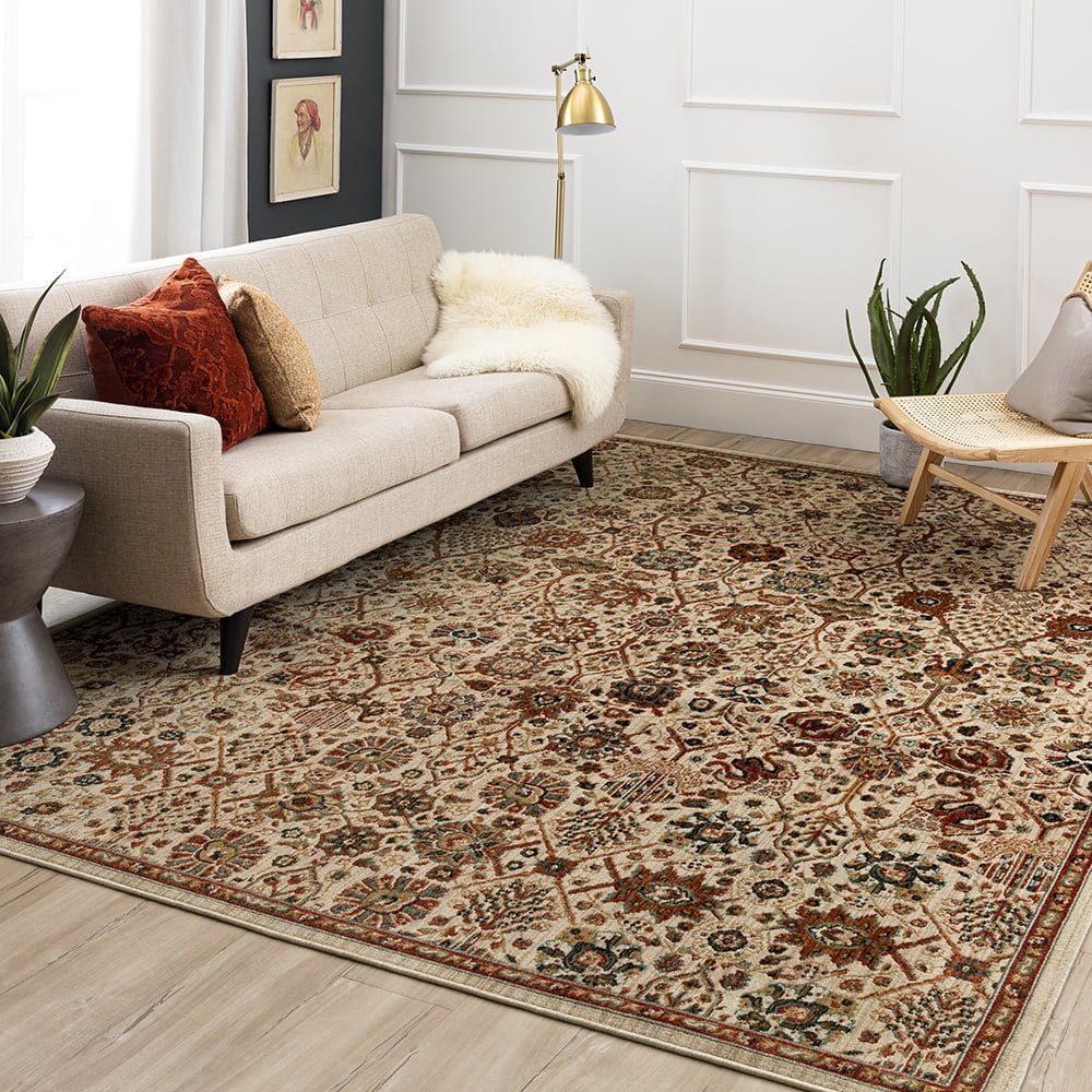 Mohawk Home Radnor Woven Indoor Area Rug, Cream, 8' x 10'