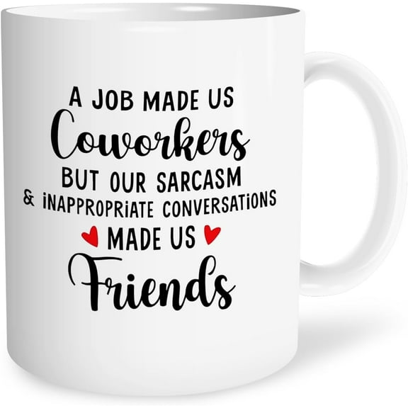 Coworkers Gifts Ceramic Mug, Coworker Leaving Gifts, Christmas Gifts for Coworkers, Thank You Gifts for Coworkers, Funny Gifts for Coworkers Ceramic Mug 11 Oz