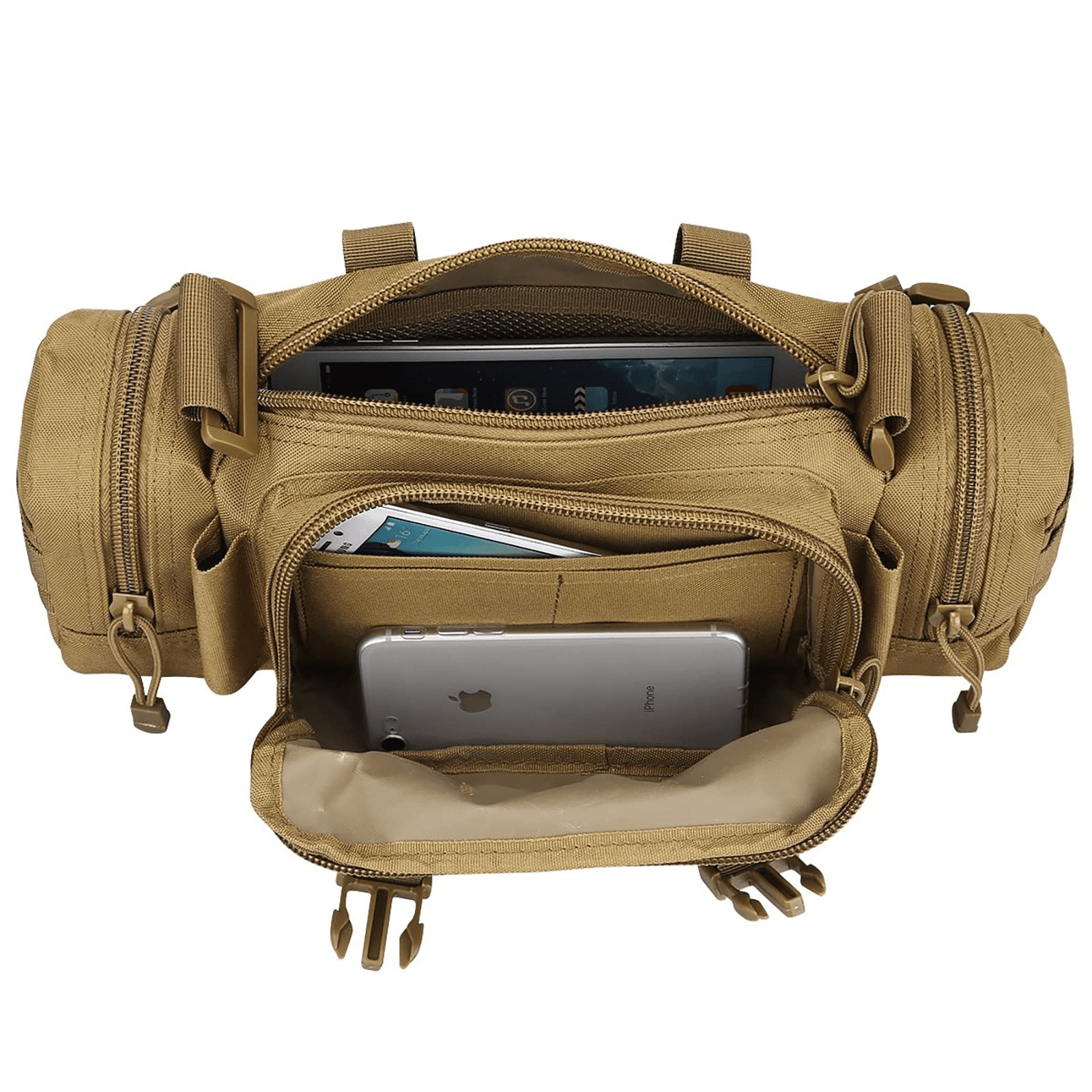 G4Free Waist Pack Sling Bag, Small Crossbody Fanny Pack with Handlebar Strap for Outdoor Hiking and Travel