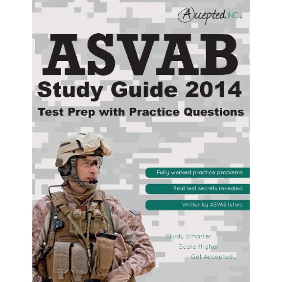 Pre-Owned ASVAB Study Guide 2014: ASVAB Test Prep with Practice Questions, 9780989818810, 0989818810, Paperback, Study Guide edition