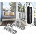 thumbnail image 5 of Heavy Duty U-Shape Metal Hooks, 6 Pack Stainless Steel Wall Brackets with 2 Holes, 40kg Capacity Screw-On Coat Hooks, 5 of 5