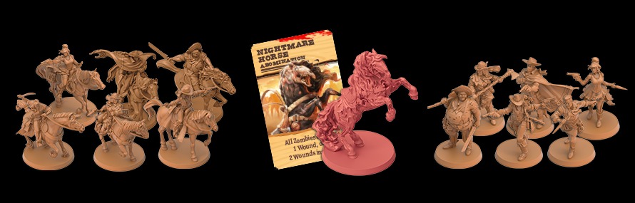 CMON Zombicide: Running Wild Board Game, 13 Miniatures, 6 Survivors, 1-6 Players