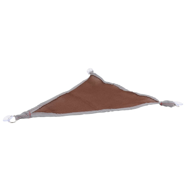 IFANLANDOR 2Pack Lizard Hammock for Bearded Dragon Brown Mesh Simple and Generous for Pet Owners