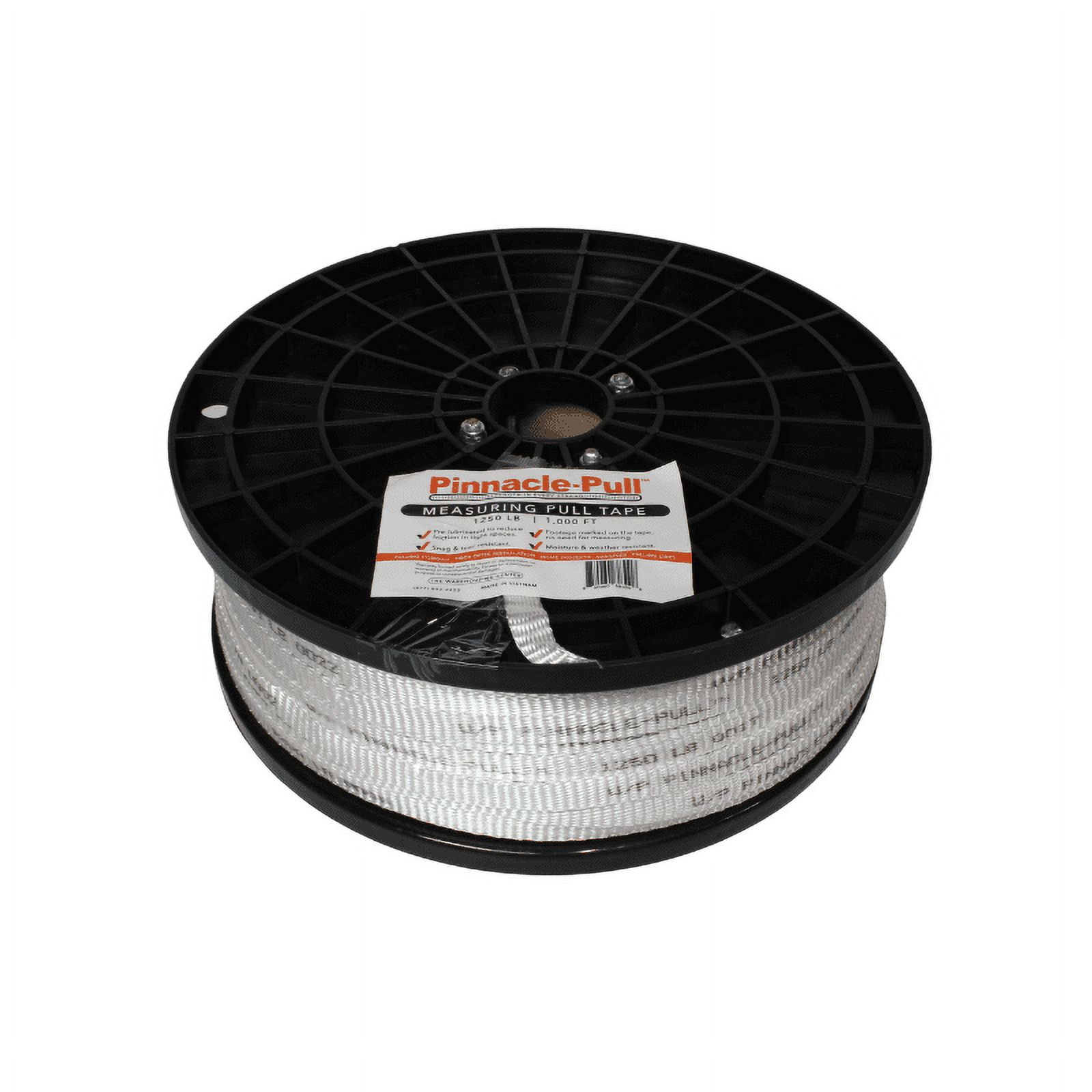 Pinnacle Pull 3/4" x 500', 2500lb Measuring Pull Tape, Mule Tape, Low Stretch!