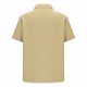thumbnail image 5 of Playera Elvqul para Hombre Manga Corta sin Estampado Caqui Playa Abotonada con Solapa Algodón, 5 of 6