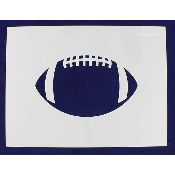 Extra Large Football Stencil 14 Mil Painting /Crafts/ Templates