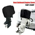 BETOR Waterproof 210D Heavy Duty Boat Outboard Motor Cover with Draw