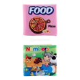 thumbnail image 1 of Libros de tela Macarena para bebés 2 piezas desarrollo cochecito, 1 of 8