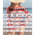 thumbnail image 7 of Cueply Crochet Swimsuit Coverup for Women Striped Swimwear Bathing Suit Beach Cover Up Top, 7 of 7