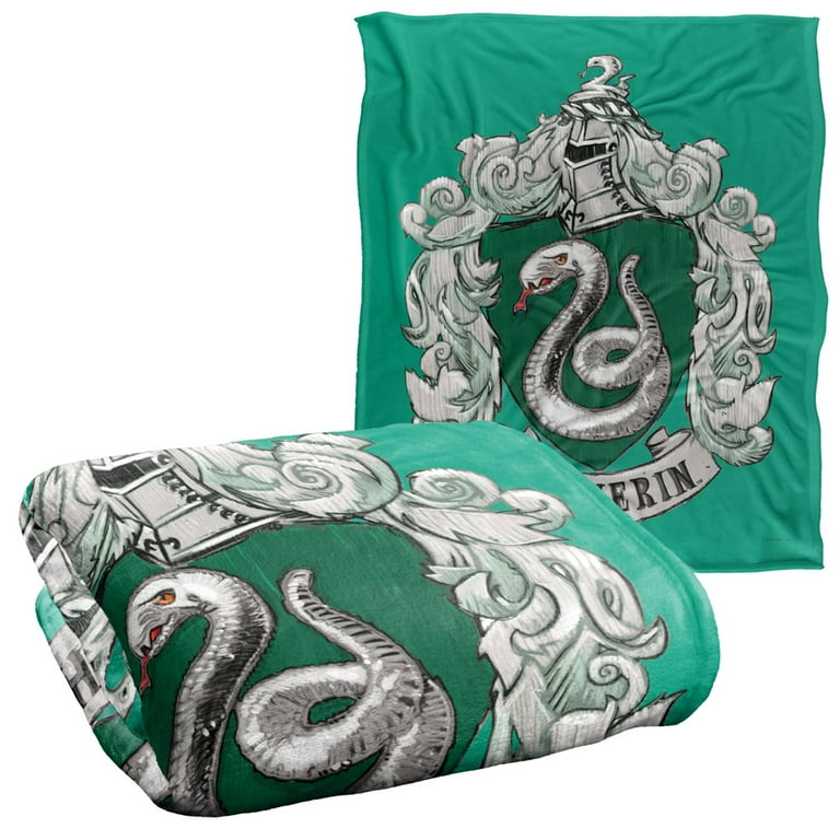 Harry potter slytherin throw blanket hotsell
