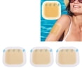 thumbnail image 1 of Hydrocolloid Wound Dressing, Portable 3Pcs Hydrocolloid Dressing Concealed Soft  for Bedsore Blister Care, 1 of 7