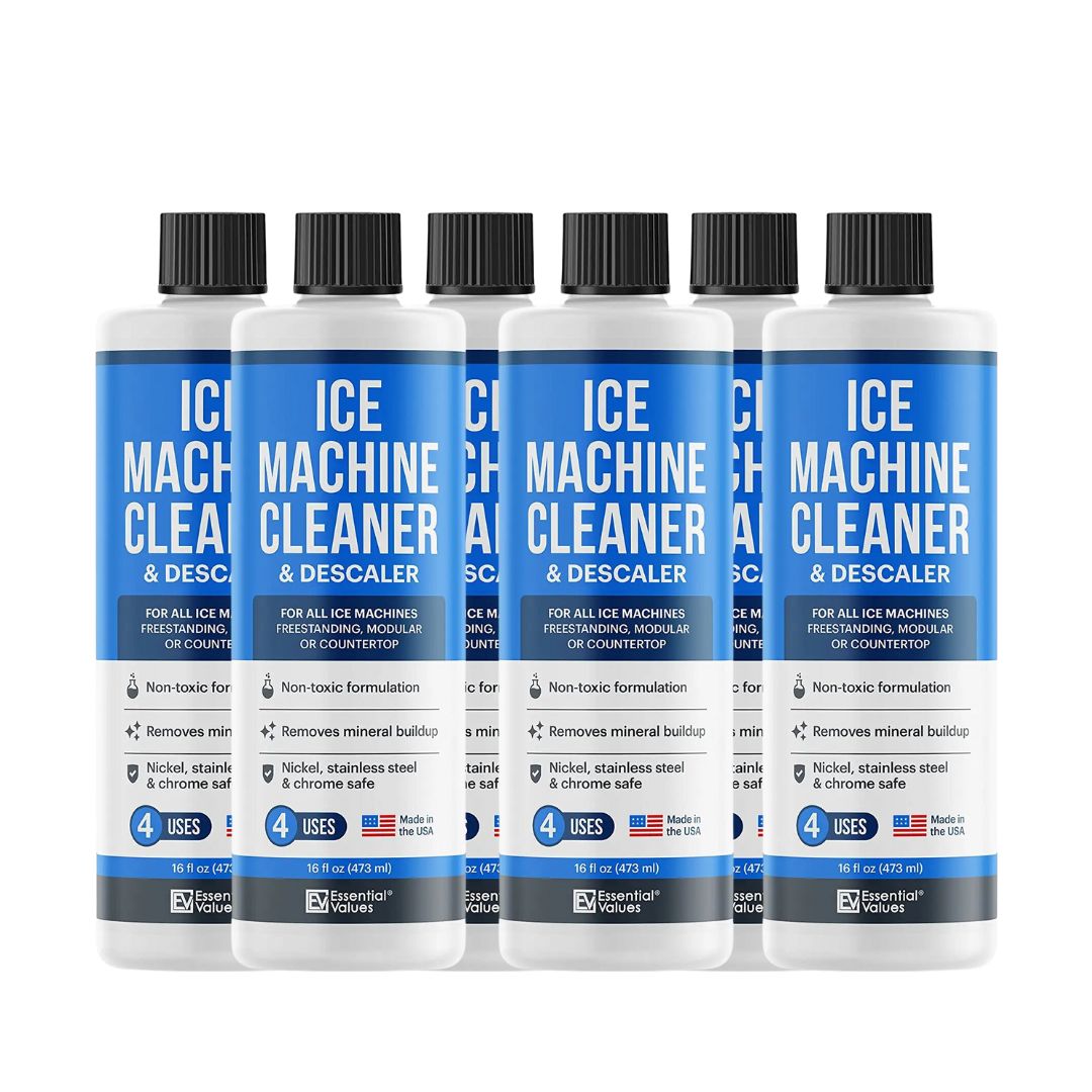 Essential Values 6Pack Ice Machine Cleaner Compatible and Nickel Safe