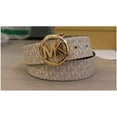 thumbnail image 2 of Michael Kors Reversible Buckle Belt 558385-149-m (Vanilla, Medium) MK Signature, 2 of 4