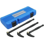 MichaelPro MP009080 3Pc Indexing Pry Bar Set  10, 12, 15 | Sturdy Storage Case Included