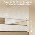 thumbnail image 4 of Corralito para Bebe 1.8M, Corral Gimnasio de Juego con 28 Niveles Levantamiento, Juego de Parque Cierre de Seguridad, para Todo Colchón y Base,1 Pieza (Gris), 4 of 9