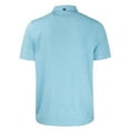 thumbnail image 3 of Men's Cutter & Buck Light Blue Citadel Bulldogs Vault Forge Eco Heathered Stripe Stretch Recycled Polo, 3 of 3
