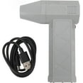 thumbnail image 5 of Electric Air Duster, Jet Fan Mini Blower 130000RPM Compressed Air Duster Rechargeable Jet Dry Blower Portable Hand Jet Blower for Computer Keyboard Outdoor Car Home (Grey), 5 of 16