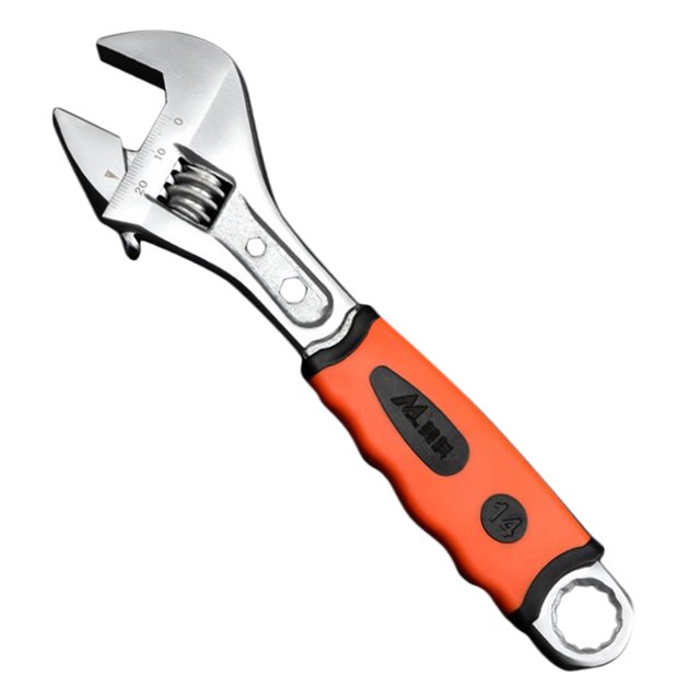Llave inglesa ajustable Baoblaze 8/10/12 pulgadas herramientas de reparación de tuercas de tubería