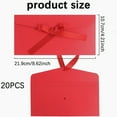 thumbnail image 2 of Red Decorative Envelopes 20 Pcs Paper Invitation Envelopes with Ribbon Bow Gift Card Holders Thicken Greeting Envelope Set Wedding Party Favors Birthday Festival Supplies By Topboutique, 2 of 7