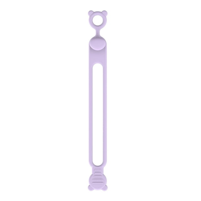 Clip de Fixation 2 Sangles en Silicone Organiseur de Cordon pour Bundle Chargeurs d'Écouteurs et Fils Multifonction Réutilisable Attaches 2025 Organiseur de Données