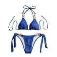 thumbnail image 3 of Great Gifts for Less Ofreoo Cheeky Thong Bikini Mini String Swimsuits with Ties for Women, 3 of 3