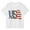 White, variant on LNMQLPDBS Fourth of July Kids T Shirts for Boys Girls USA Shirt Short Sleeve Graphic Letters Print Tops Summer Crewneck Loose Casual Blouse White 2-4 Years