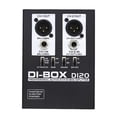 thumbnail image 1 of Audio Active DI BOX Direct Injection Box Low Noise Guitar DI 2 Channel Audio Converter Multi-Purpose Mixer Audio,1 x Audio Active DI BOX Direct Injection Box,Black, 1 of 6