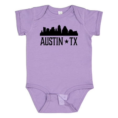 

Inktastic Austin Texas Skyline Silhouette TX City Gift Baby Boy or Baby Girl Bodysuit