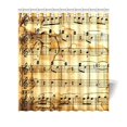 thumbnail image 1 of ABPHQTO Símbolo musical Cortina de ducha Cortina de ducha impermeable 160x180 cm, 1 of 2