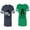 Men Navy / Women Green, variant on Beast Beauty Matching Couple Cotton Jerseys (Men Navy / Women Black) (Men S / Women S)