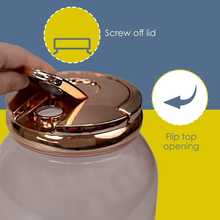 3.78 Lt Plastic Beverage Dispenser, Rose Gold, FOOD PREP