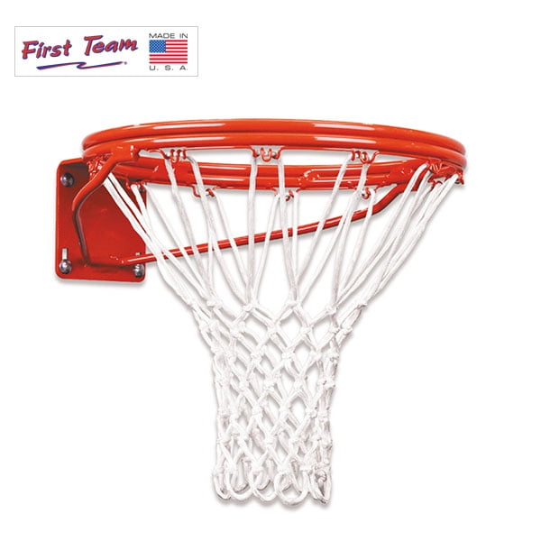 First Team Heavy Duty Double Rim Fixed Basketball Goal - Walmart.com