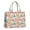 Pink Mushroom Cartoon, variant on Large Capacity Tote Bag,Green Mushroom Frog Green Pattern Handbag Fashion Luxury Tote Bag,15.7"x13"x 5.1" Inches,Laptop Compatible