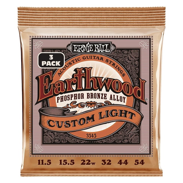 Cuerdas para guitarra acústica Ernie Ball Earthwood Custom Light