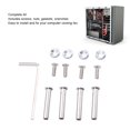 thumbnail image 4 of Computer Screws,CPU Fan Screws,PC Screws,Stainless Steel PC Cooling Fan Mount Screws Kit with Washers for Various Brands Water Cooling, PC Case Cooling Fans, 4 of 7