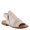 LIGHT GREY, variant on Jalaya Women's Leather Sandals with Dual Zippers & Cushioned Sole