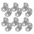 thumbnail image 3 of NICEXMAS Shelf Bracket Silver Metal 12Set 0.98X0.98X0.63in, 3 of 8