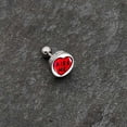 thumbnail image 6 of Body Candy 16G Womens 6mm 316L Stainless Steel Kiss Me Candy Heart Mens Cartilage Earring Helix Tragus Jewelry 1/4", 6 of 8