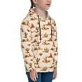 thumbnail image 3 of Kdxio Tropical Desert Pattern Boys Athletic Unisex Boys Girls Hoodie with Pocket Sweatshirts-Small, 3 of 6