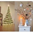 thumbnail image 5 of Decoración de árbol de Navidad 3D Adornos de árbol de Navidad Colgantes de madera Navidad hecha a mano Papá Noel Trineo de árbol de Navidad Muñeco de nieve esquí esquí Gafas de esquí, 5 of 5