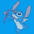 thumbnail image 2 of Boy's Lilo & Stitch Cupid Stitch With Heart Arrows  Graphic Tee Turquoise Medium, 2 of 4