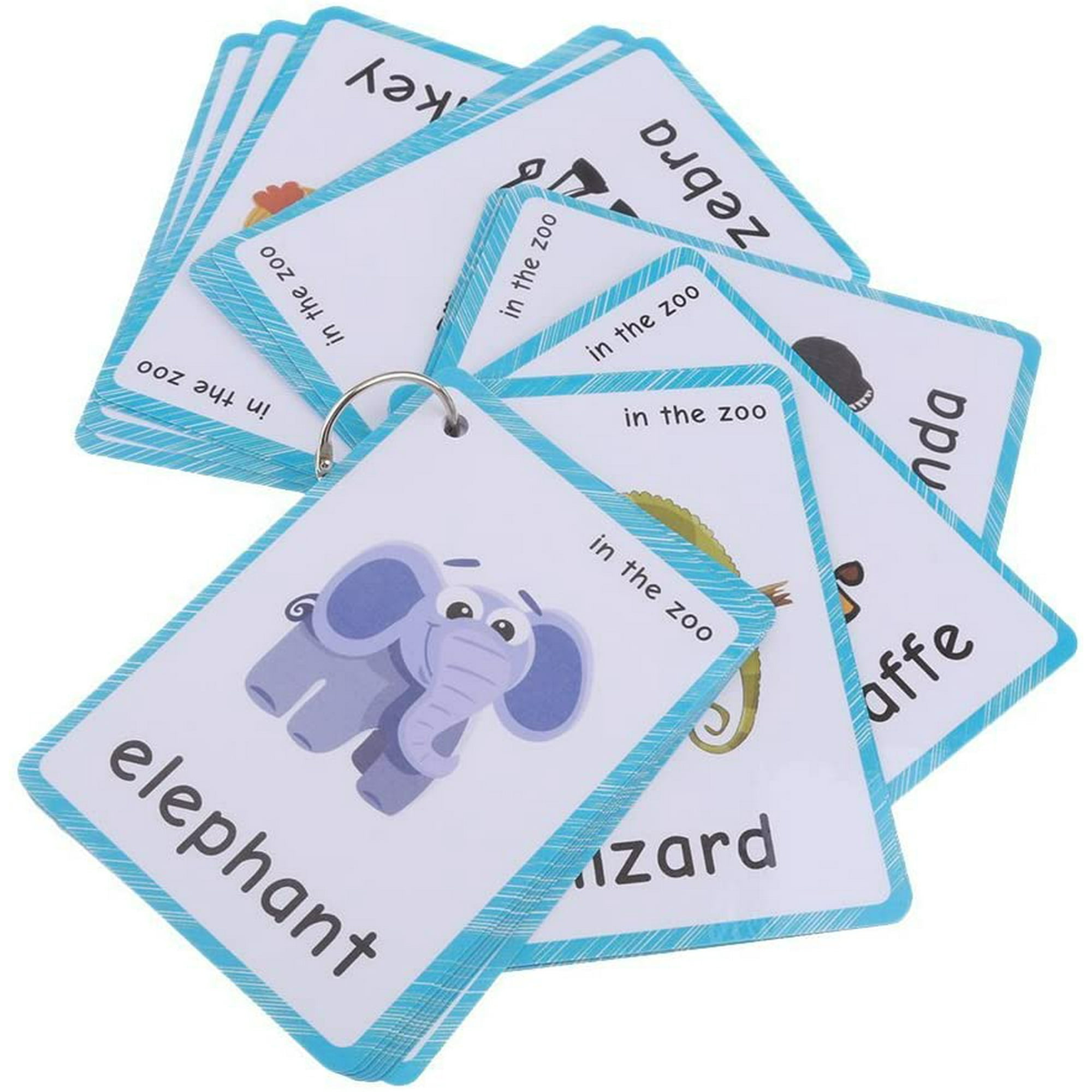 axGear 32 pcs Wild Animals Flashcards for Kids | Learning Cards &  Montessori Pocket Cards for Pre-K Wall Stickers and Insect Themed Party,  Online Classroom | Walmart Canada
