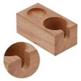thumbnail image 2 of Coffee Tamper Stand, Unique Texture Tidy Coffee Tamper Holder Stable  For Home Kitchen Bars Coffee Shops, Milk Tea Shops Wood Color, 2 of 8