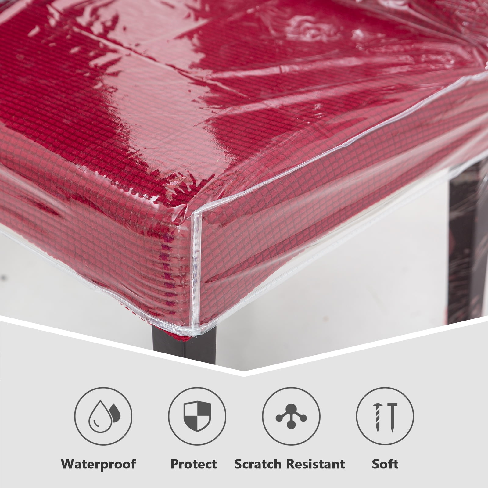 Plastic seat protectors online for dining room chairs
