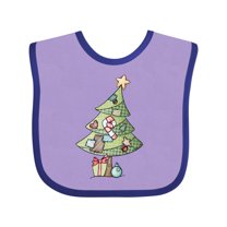 Inktastic Christmas Tree Boys or Girls Baby Bib