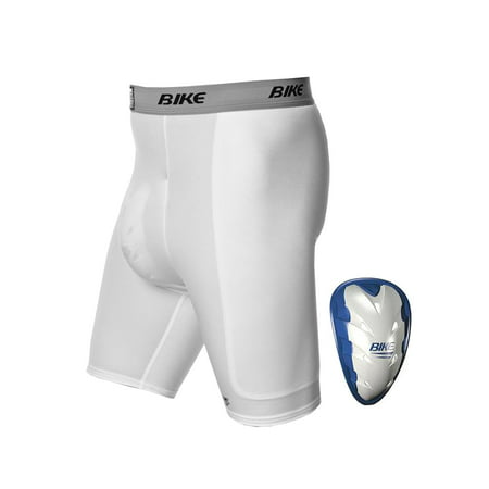 BYSL35R YOUTH SLIDING SHORT COMBO SHORTS AND PRO CUP WHITE YOUTH