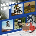 thumbnail image 7 of Disc Brake Pad 1.15" x 1.3" Semi-Metallic Bike Brake Pads with Spring and Pin for BB7 M355 M446 M640 Mountain Road Bikes, Red, 7 of 7